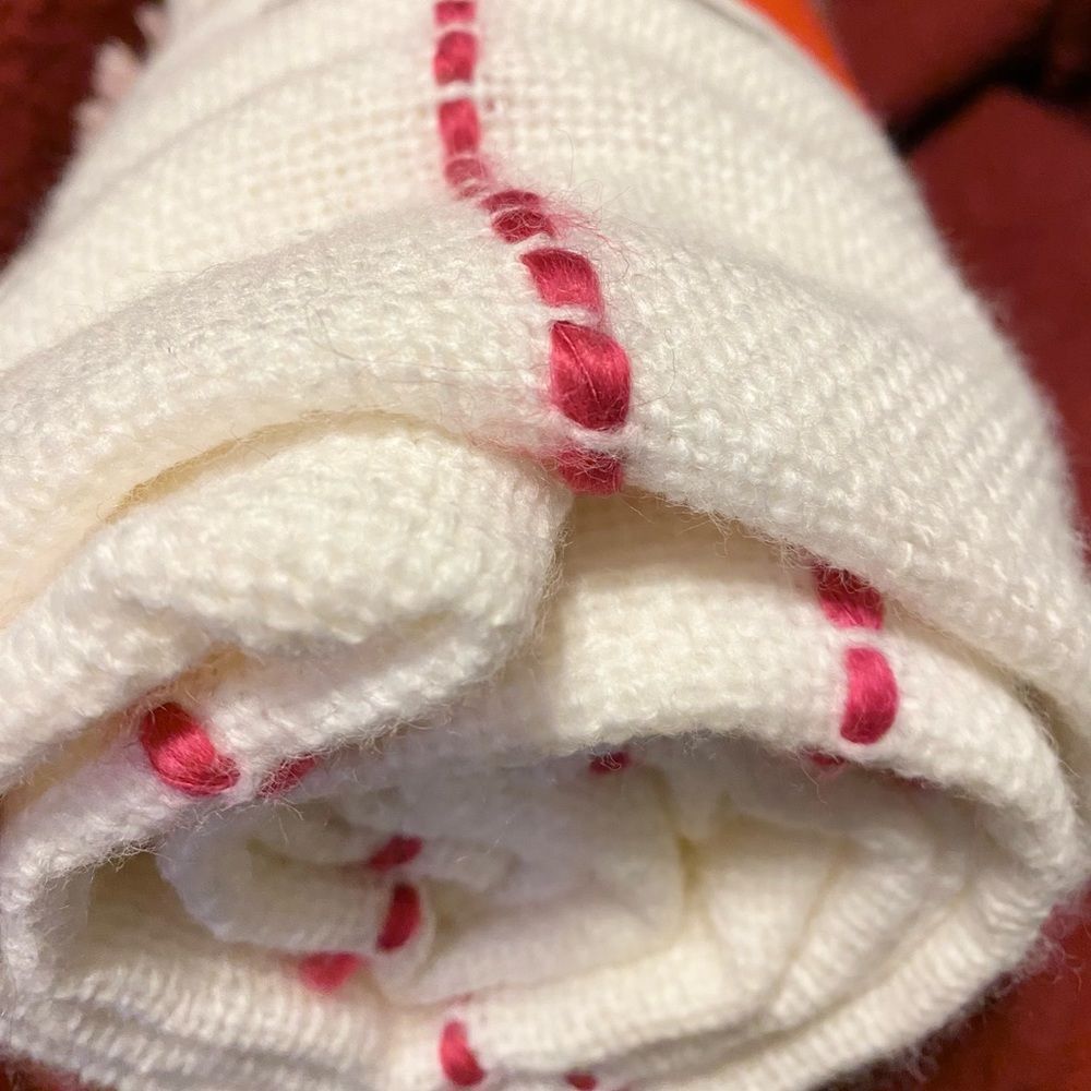 Cream Throw